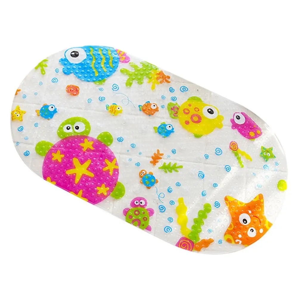 Alfombrilla de baño antideslizante de PVC con dibujos animados para niños, Alfombrilla de seguridad con ventosa para ducha, alfombrillas de bañera de masaje, almohadilla suave