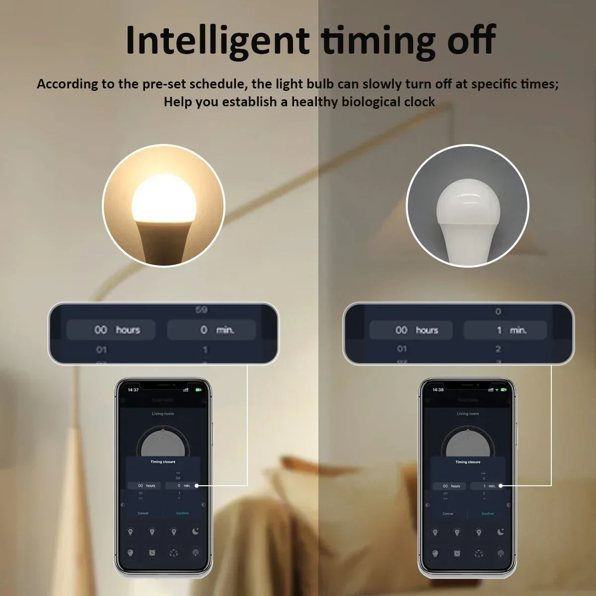 1-20 piezas regulable Bluetooth LED bombillas inteligentes aplicación E27 3000K-6500K iluminación 10W 220V 230V para dormitorio hogar Derec