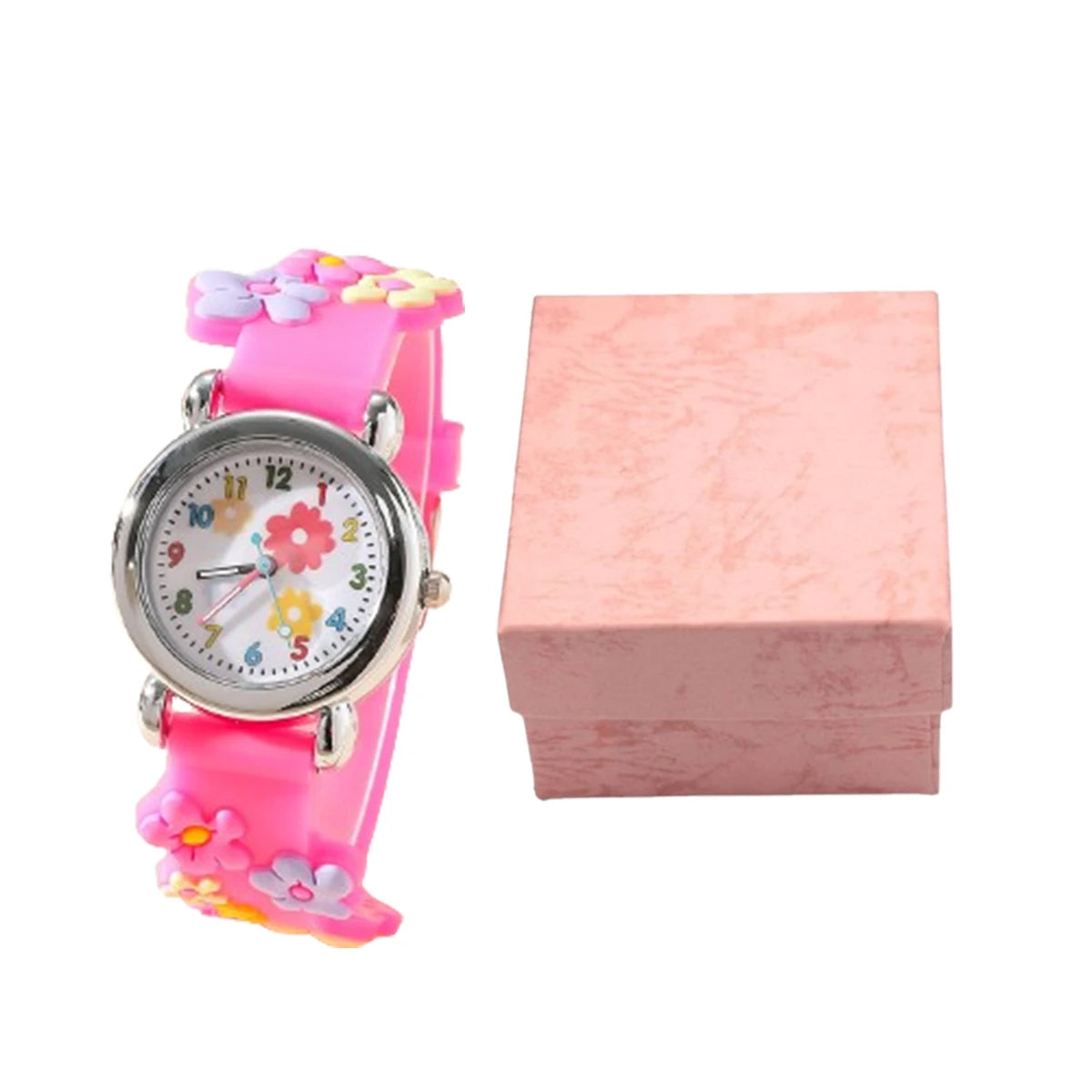 Adorable conjunto de relojes de dibujos animados para niños: relojes de pulsera con diseños coloridos y cara fácil de leer: regalo perfecto para niños