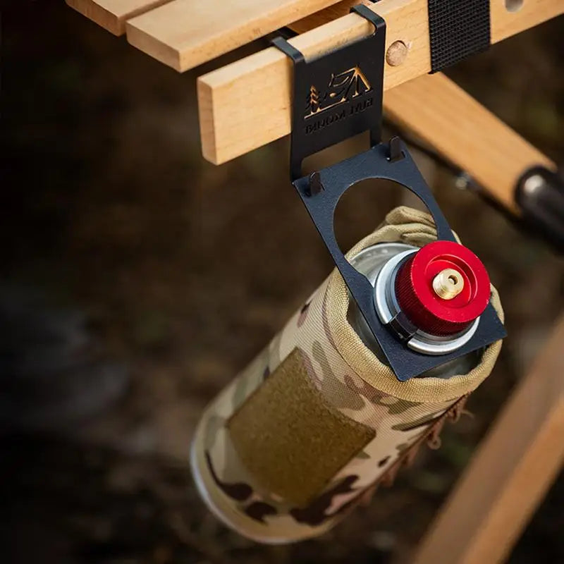 Gancho para colgar tanque de estufa, gancho para mesas de Camping, herramienta para colgar bote de Gas, gancho para colgar tanque de estufa, colgador de accesorios de tanque portátil