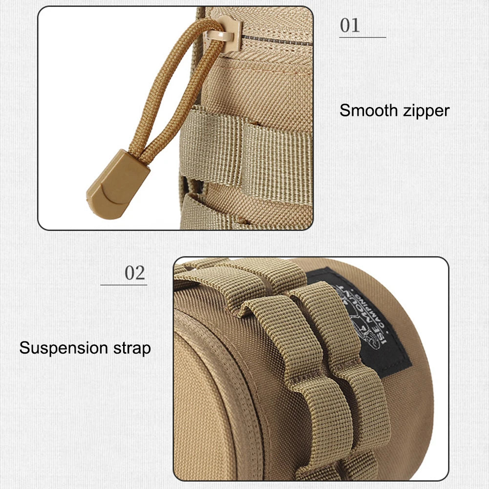 Bolsa de almacenamiento de viaje, bolsa ligera con agujeros colgantes, accesorio de Camping con asa para viajes al aire libre