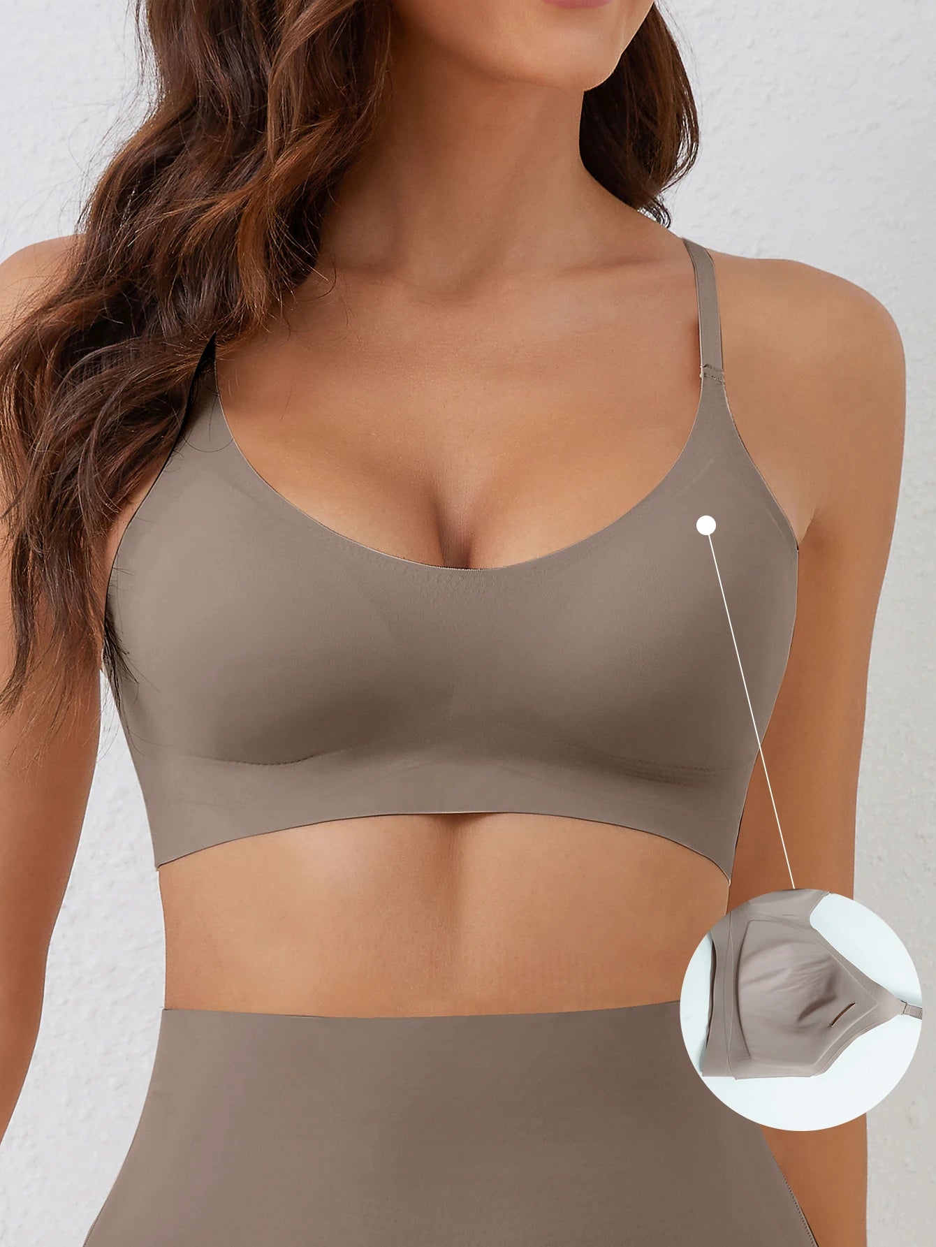 Ropa interior sin costuras con soporte suave, colección cómoda sin anillos de acero, estilo de sujetador ligero y fino y transpirable