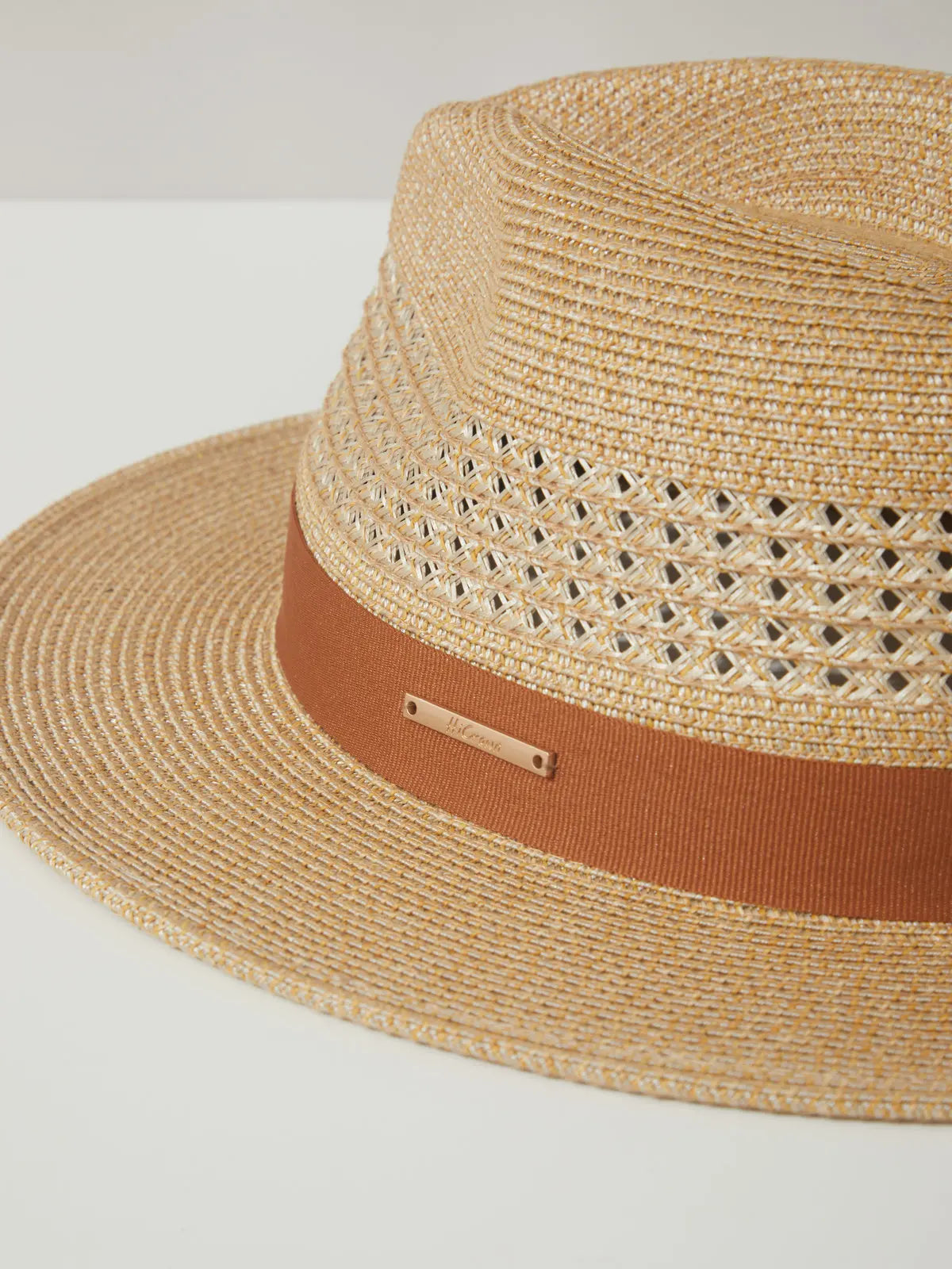 Sombrero de paja de Jazz Panamá de talla grande de 60cm para hombre y mujer, sombrero de sol con agujero para protección solar para exteriores, sombrero de playa de ala ancha para verano para hombre