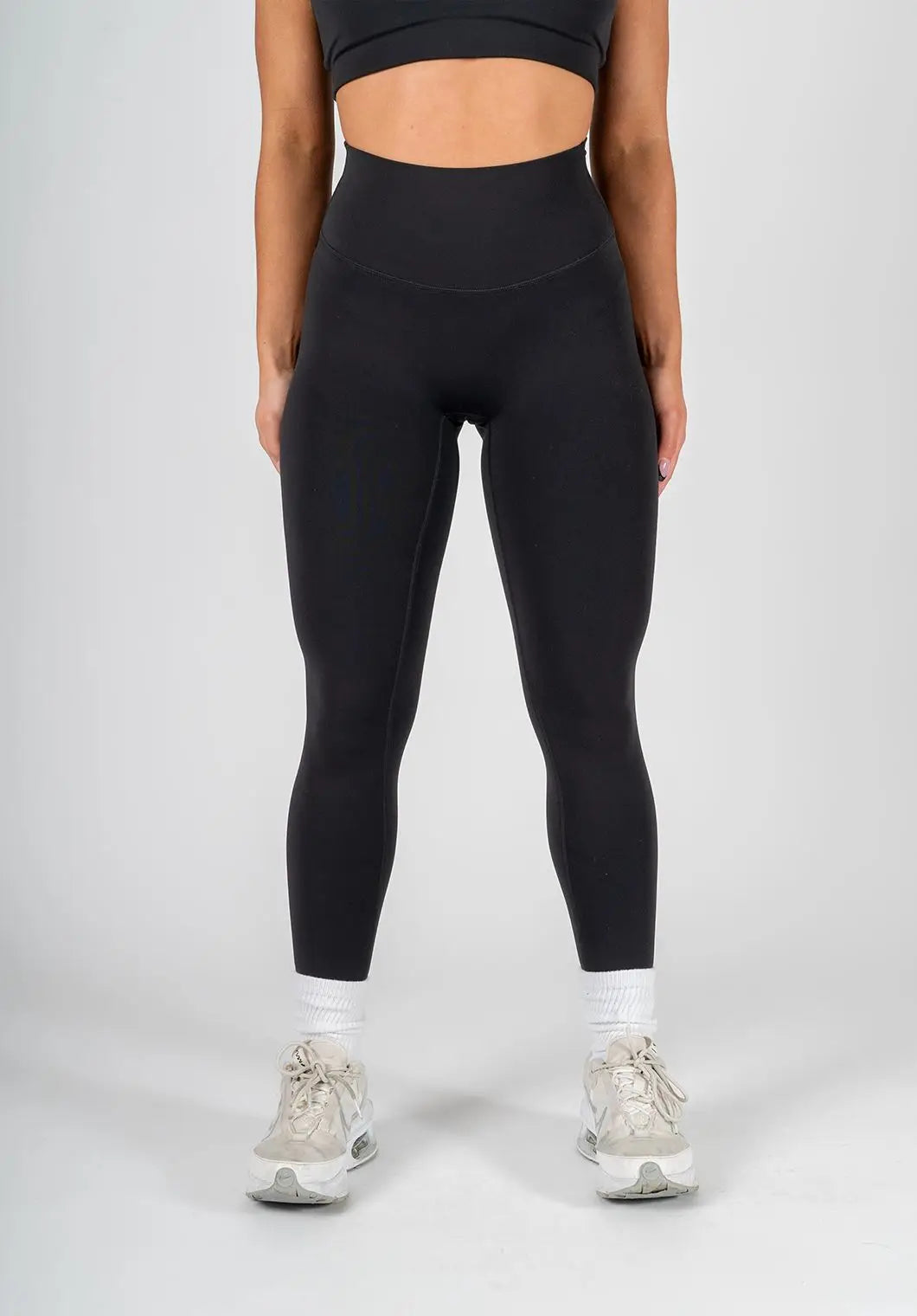 SHINBENE esculpir melocotón cintura alta V corte espalda gimnasio Fitness medias pantalones de Yoga ocultos Scrunch Butt deporte Leggings para mujeres