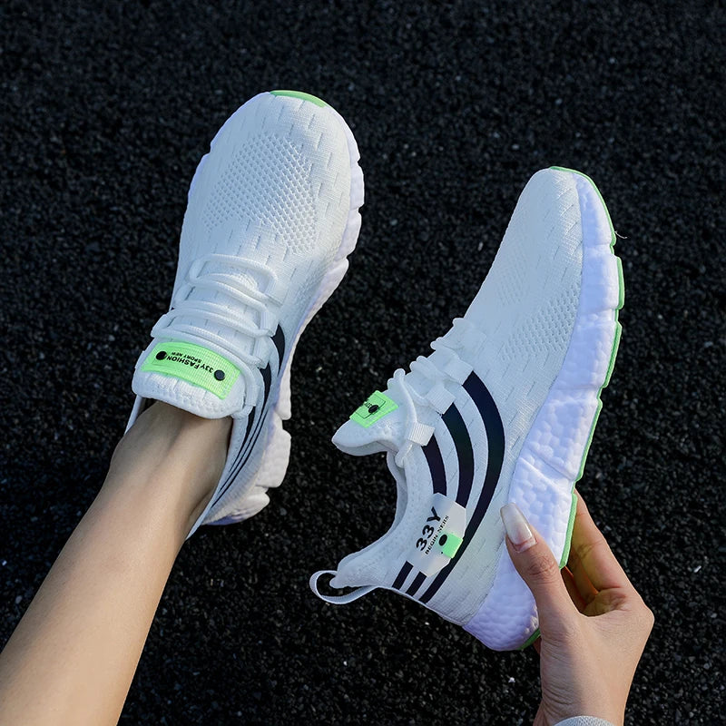 Zapatillas de deporte informales para hombre, zapatos deportivos transpirables de verano, zapatos ligeros de malla para correr al aire libre, zapatos atléticos para correr Tenis para caminar