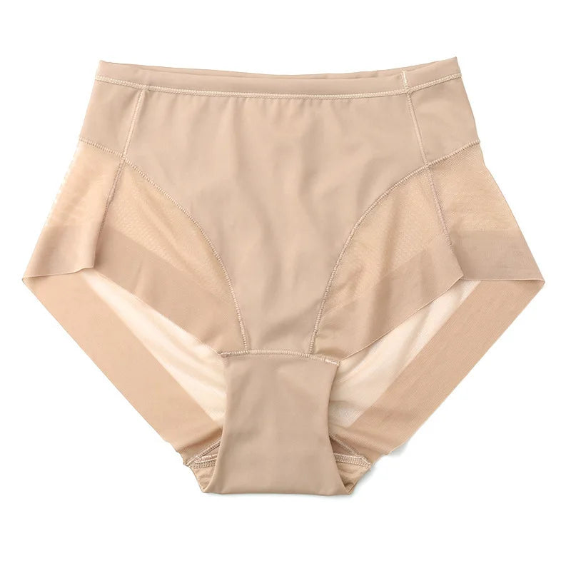 Bragas adelgazantes de cintura alta para mujer, ropa interior moldeadora de glúteos, S-XL