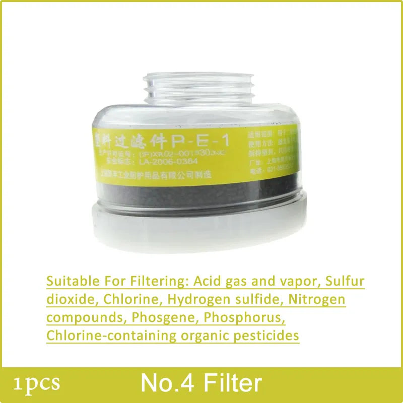 Filtros redondos para máscara de Gas RD40, 40mm, caja de filtrado de carbón activado para respirador quÃÂmico, accesorios de pulverización de pintura, 1 Uds.