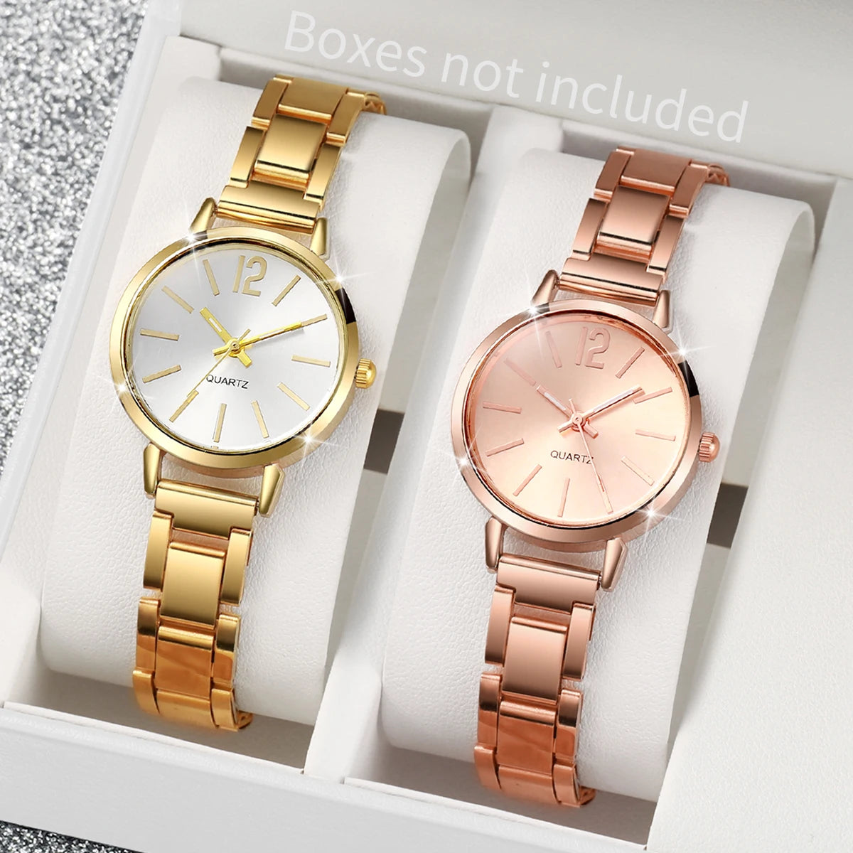 1/2/3 Uds. Relojes de moda para Mujer, Reloj de cuarzo analógico con esfera Simple para Mujer, Reloj para Mujer y niñas, Reloj de regalo (sin caja)