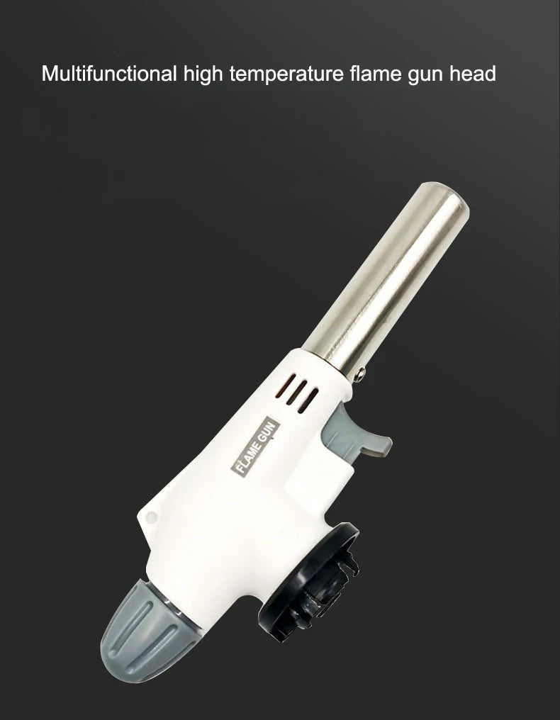 Pistola de llama portátil multifuncional, quemador de antorcha para acampar, barbacoa, postres, soldadura, cocina, herramienta de calefacción, encendedor doméstico