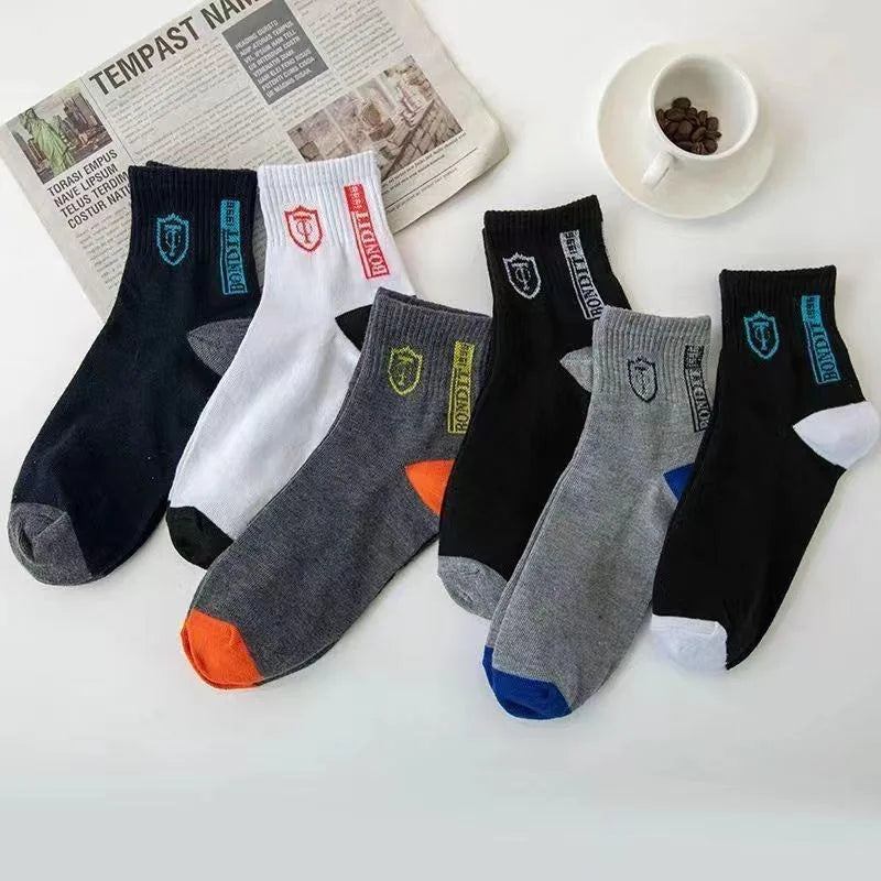 10 pares de calcetines transpirables de baloncesto para hombre para primavera y otoño medias deportivas desodorantes con absorción de sudor