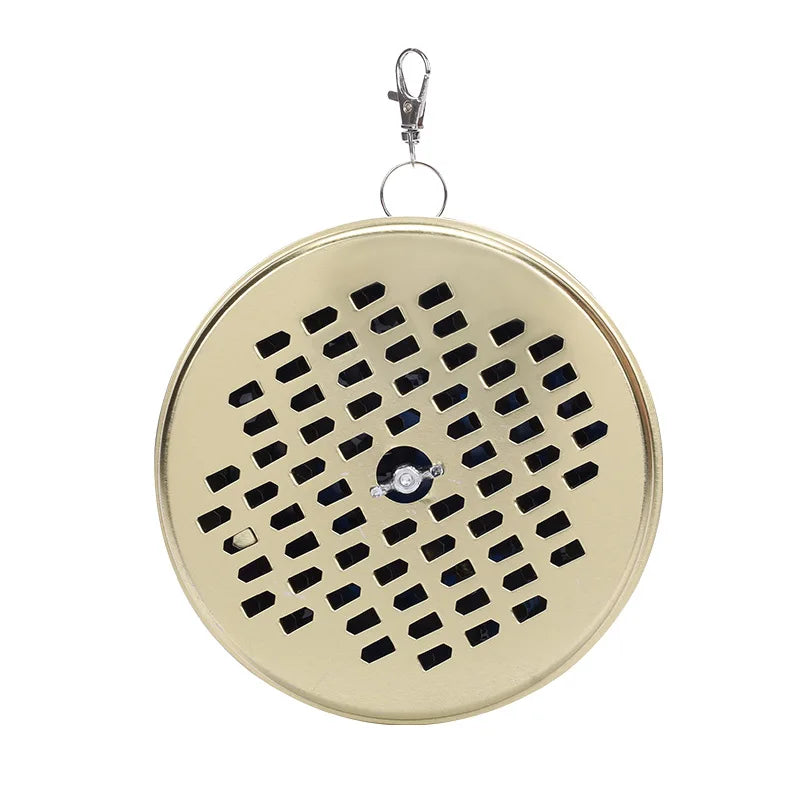 Soporte portátil para bobina de mosquitos, caja de incienso colgante, bandeja repelente en espiral ignífuga, para exteriores, interiores, camping, pesca.