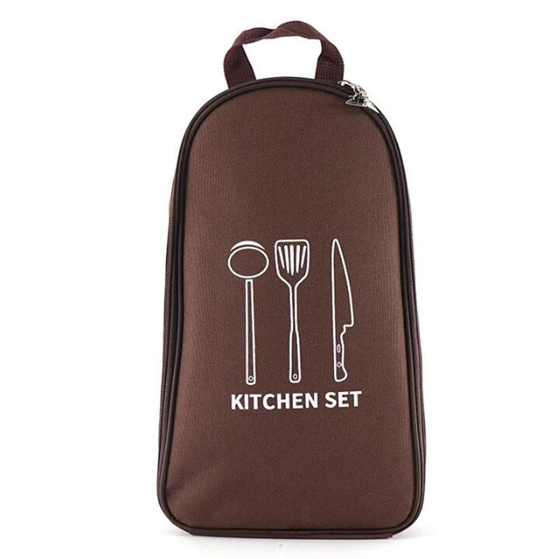 Bolsa de almacenamiento de Sierra Bowl Oxford, vajilla impermeable, tazas, Estuche de transporte, organizador para acampar al aire libre, viaje, barbacoa, bolsa de Picnic