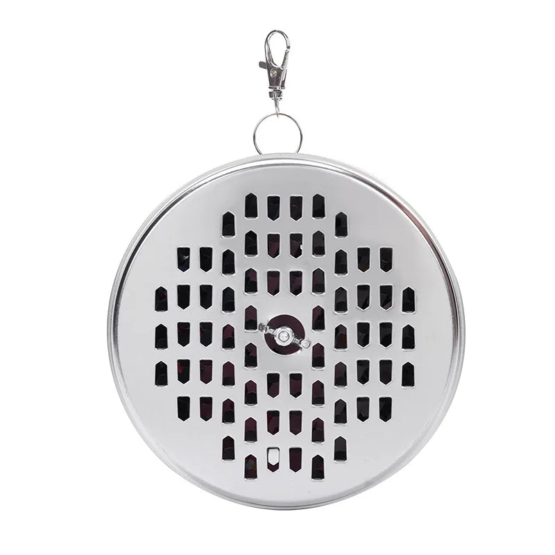 Soporte portátil para bobina de mosquitos, caja de incienso colgante, bandeja repelente en espiral ignífuga, para exteriores, interiores, camping, pesca.