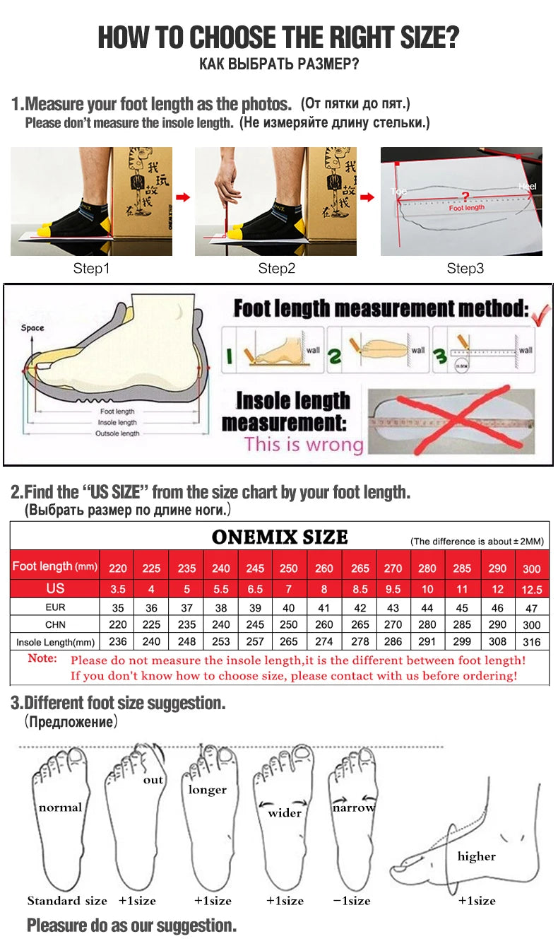 ¡Novedad de ONEMIX! Zapatillas de correr para hombre, zapatillas deportivas antideslizantes para mujer