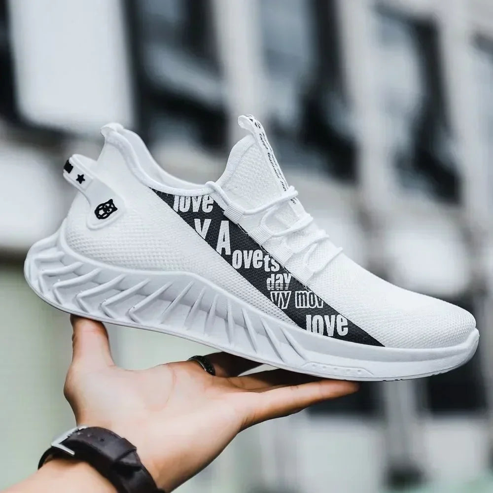 2025 Zapatos de malla transpirable para hombre - Deportes Fondo suave Correr Gimnasio Casual Estilo de coco y regalo del dÃa del padre Zapatos deportivos