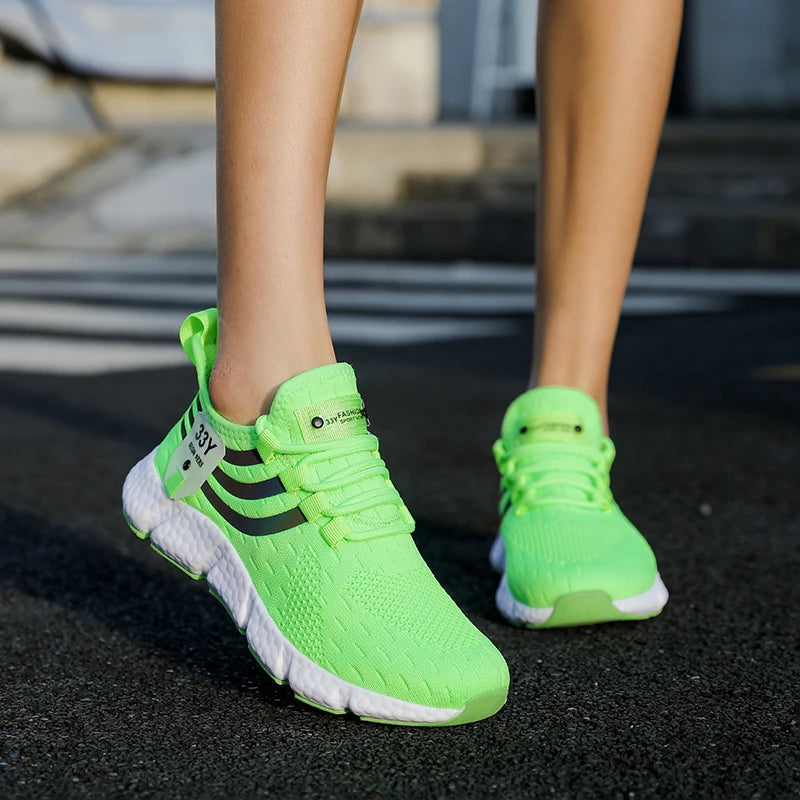 Zapatillas de deporte informales para hombre, zapatos deportivos transpirables de verano, zapatos ligeros de malla para correr al aire libre, zapatos atléticos para correr Tenis para caminar