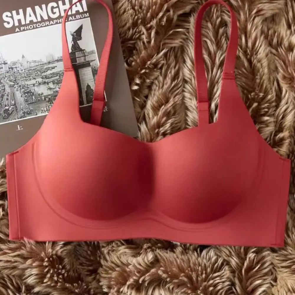 Cómodo sujetador sin costuras a prueba de golpes, ropa interior antiflacidez, sujetador de realce, Bralette íntimo para mujer y niña