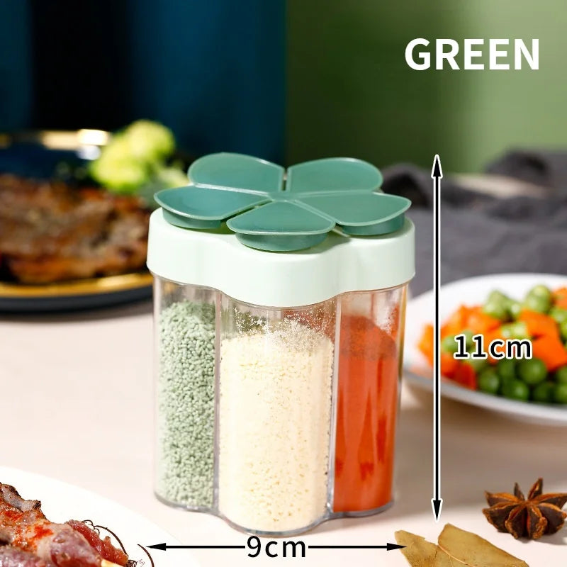 Tarro de condimentos, contenedor de plástico, botella de condimentos, organizador de especias, contenedor de condimentos para acampar al aire libre, juegos de utensilios de cocina