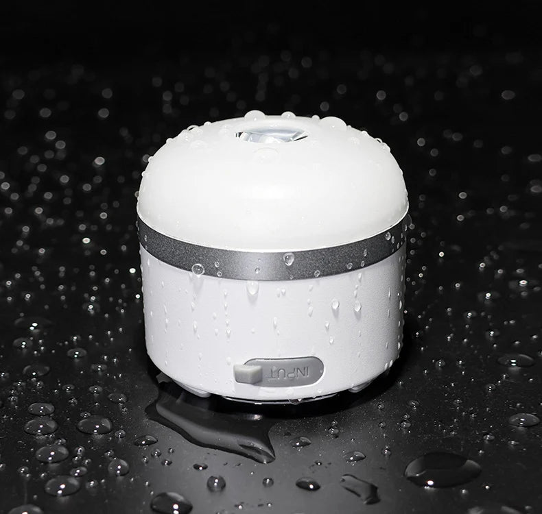 Linterna de Camping portátil, luz de trabajo de emergencia de 660 lúmenes, 4 modos de atenuación, linterna impermeable para exteriores, lámpara de tienda recargable por USB