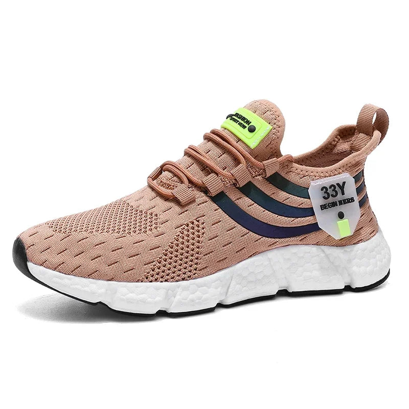 Zapatillas de deporte informales para hombre, zapatos deportivos transpirables de verano, zapatos ligeros de malla para correr al aire libre, zapatos atléticos para correr Tenis para caminar