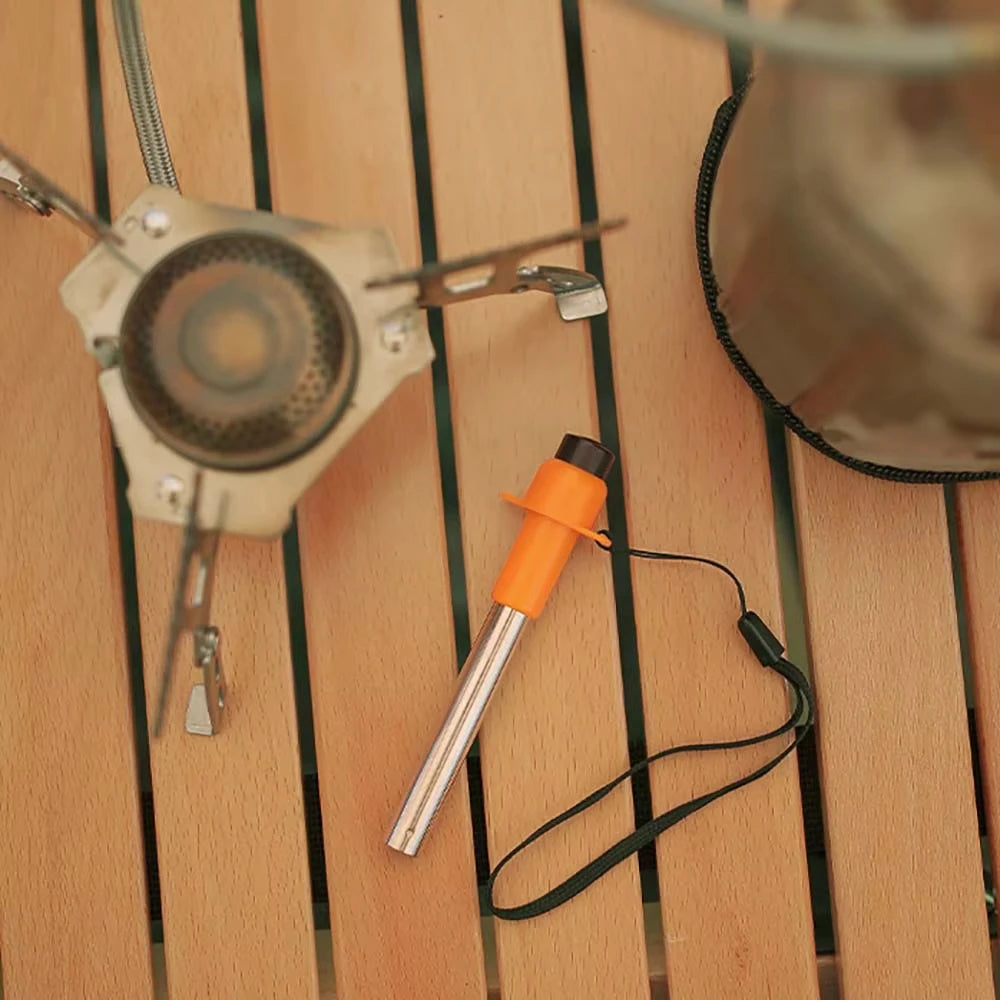 Estufa de Gas para acampar, encendedor de Gas para exteriores, encendedor piezoeléctrico, suministros de herramientas para Picnic y Camping, accesorios de utensilios de cocina