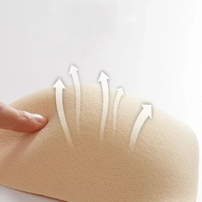 Almohadilla para sujetador, copas triangulares de ventilación, almohadillas de espuma de inserción de realce en el pecho para traje de baño, accesorios de relleno, almohadilla potenciadora extraíble