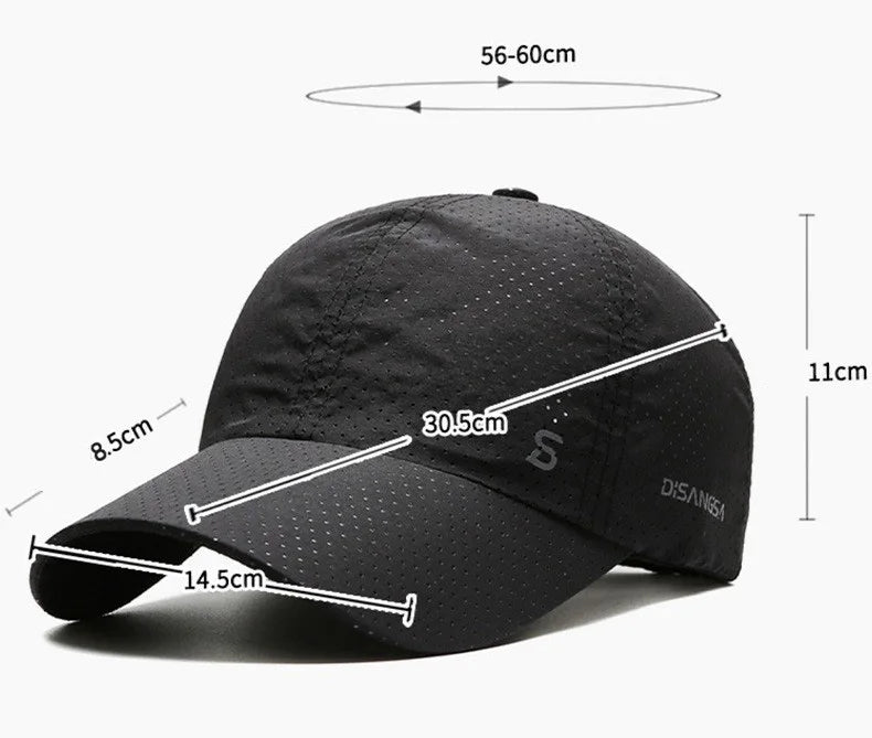 Gorra para correr de diseño Original, fina, de secado rápido, transpirable, lengua de pato, para exteriores, sol, verano, pesca, gorra de béisbol Avisor