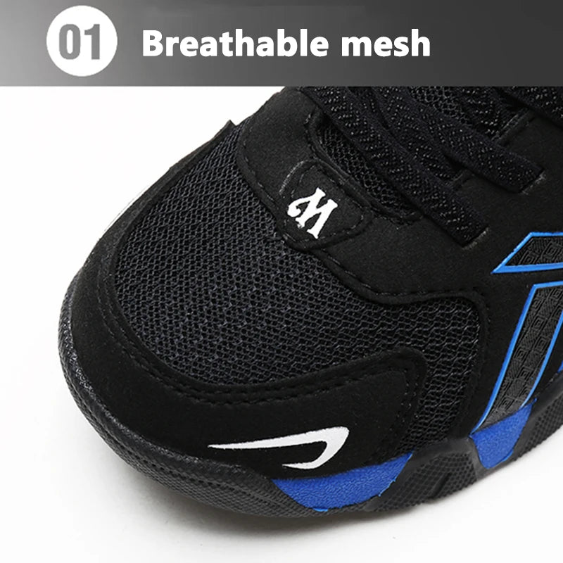 Zapatillas de deporte de moda para niños, zapatos deportivos transpirables de malla para correr, calzado ligero para caminar en la escuela
