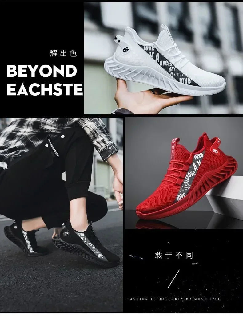 2025 Zapatos de malla transpirable para hombre - Deportes Fondo suave Correr Gimnasio Casual Estilo de coco y regalo del dÃa del padre Zapatos deportivos