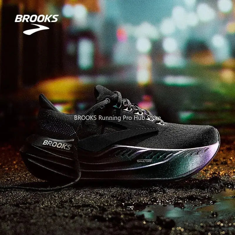 Zapatillas de correr originales Brooks para hombre Glycerin Max antideslizantes, resistentes al desgaste y que absorben los golpes, zapatillas informales para mujer 1104471D026