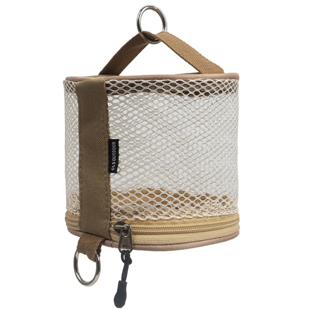 Estuche de pañuelos para acampar al aire libre con gancho, bolsa de almacenamiento de papel en rollo, caja de almacenamiento de papel higiénico para Picnic, senderismo y Camping