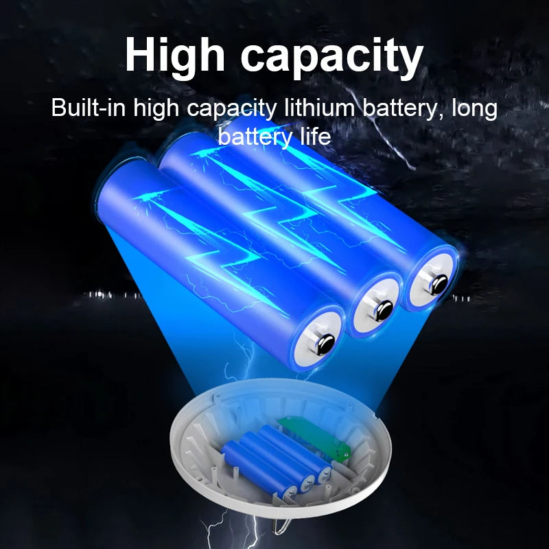 Potente linterna LED para acampar, luz portátil para tienda con carga Solar, lámpara LED recargable de emergencia de 8000mAh para exteriores, 2025