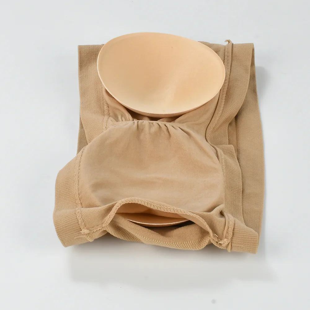 Nuevo sujetador sin tirantes para mujer con cojín para el pecho desmontable de talla grande Top elástico sin costuras para exteriores sin tirantes S-6XL