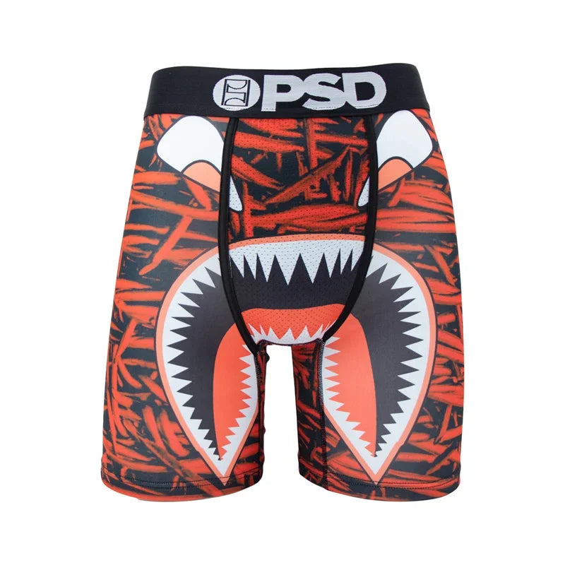 1 Uds. Ropa interior sexi para hombre, Boxershorts, calzoncillos estampados a la moda para hombre, bragas transpirables, ropa interior para hombre, Cuecas, Boxer para hombre, ropa interior
