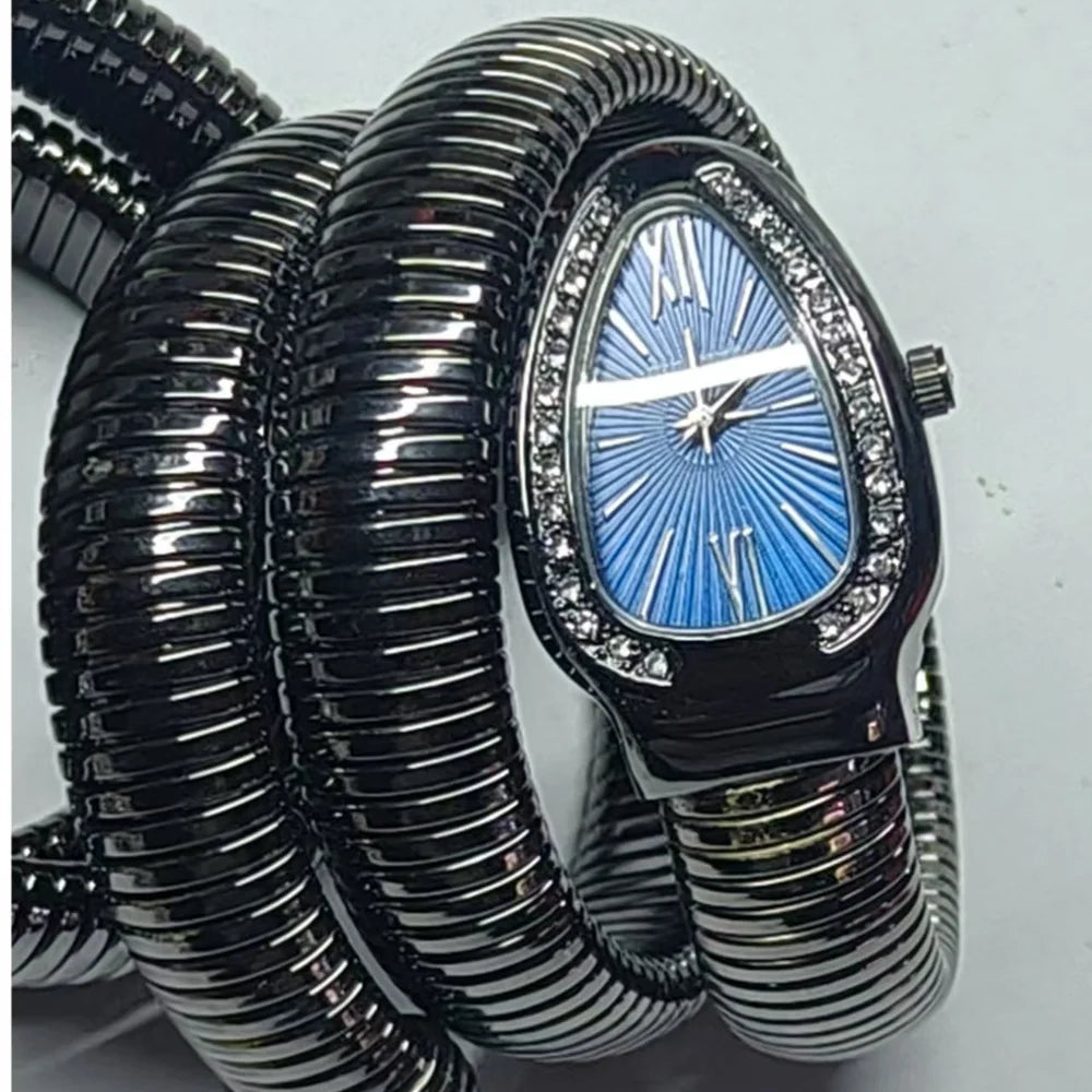 Reloj de cuarzo de lujo de alta calidad para mujer, pulsera de acero inoxidable, relojes de moda dorados para mujer, reloj femenino