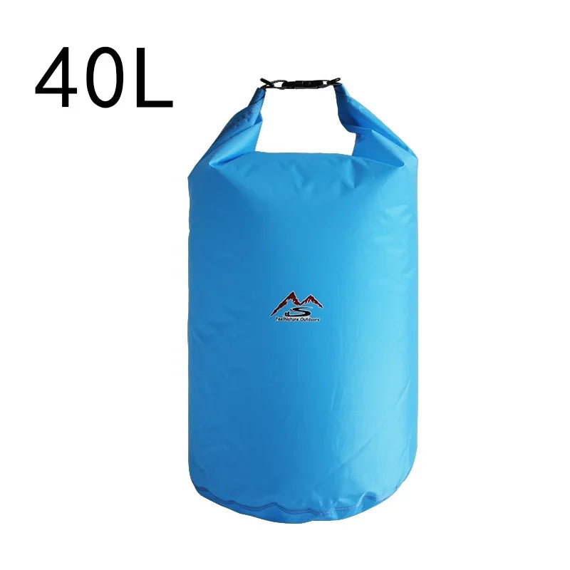 Bolsa seca impermeable 5L10L20L40L70L para acampar, senderismo, natación, Rafting, Kayak, río, senderismo, pesca, bolsa de agua al aire libre