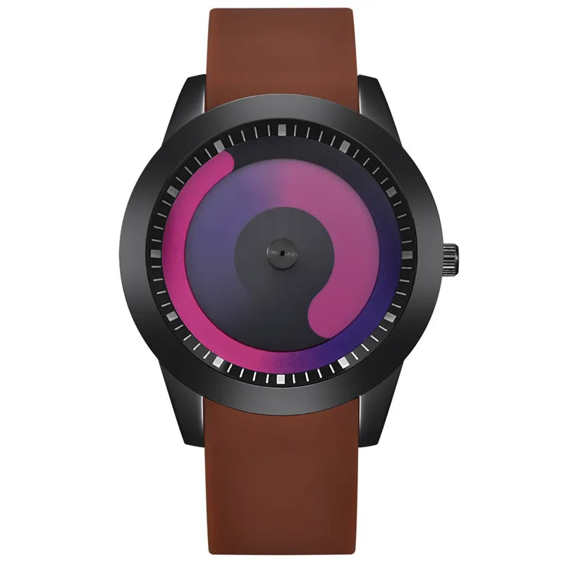Relojes baratos de diseño único para hombre, Erkek Barato Saat, banda de goma de moda, reloj Vintage de cuarzo Simple, relojes masculinos negros 2024