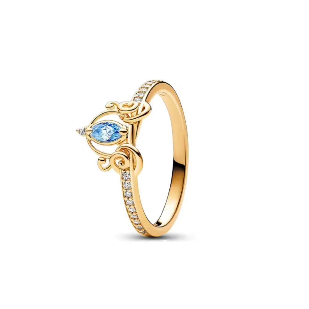 Anillo elegante de Plata de Ley 925 con concha de lazo esmaltado rojo y piedra de corazón Original para mujer, anillos de joyería para fiesta de boda