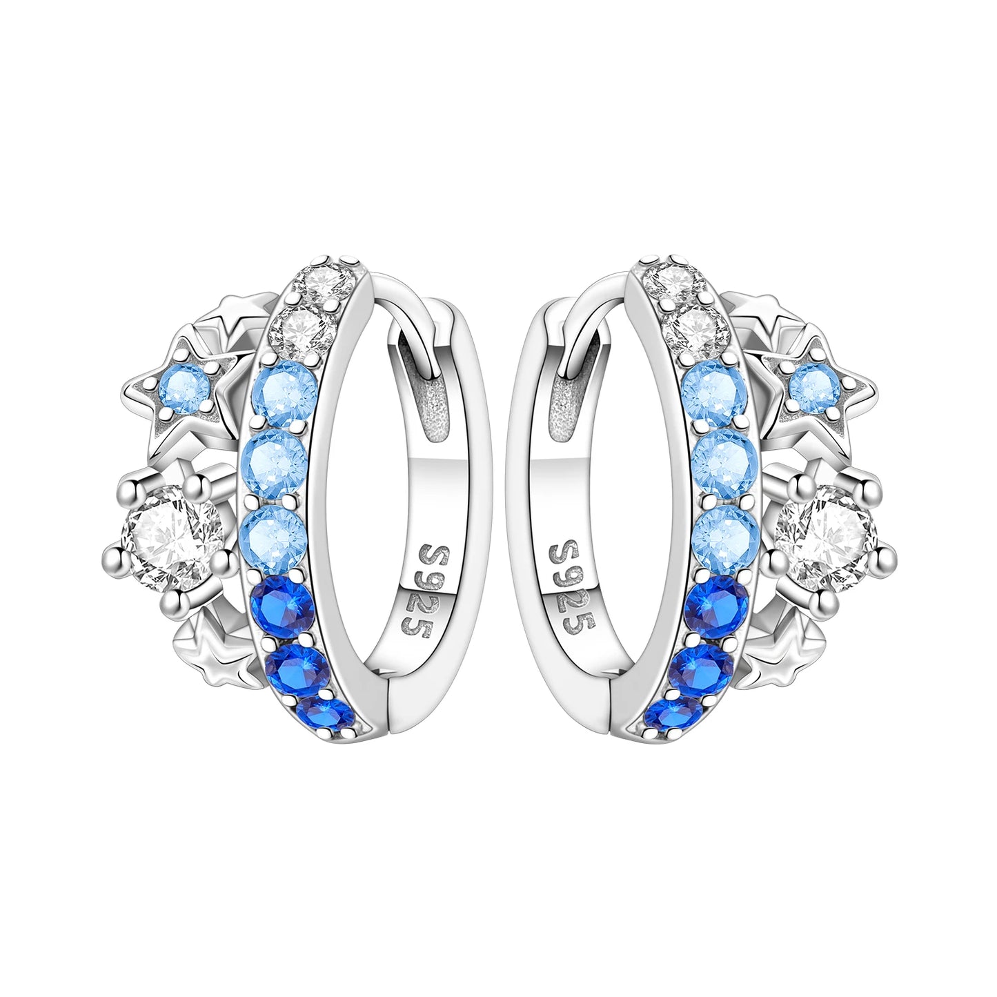 Orstarry-pendientes circulares de Plata de Ley 925 con forma de gota para mujer, aretes colgantes, joyería versátil para fiesta, regalos