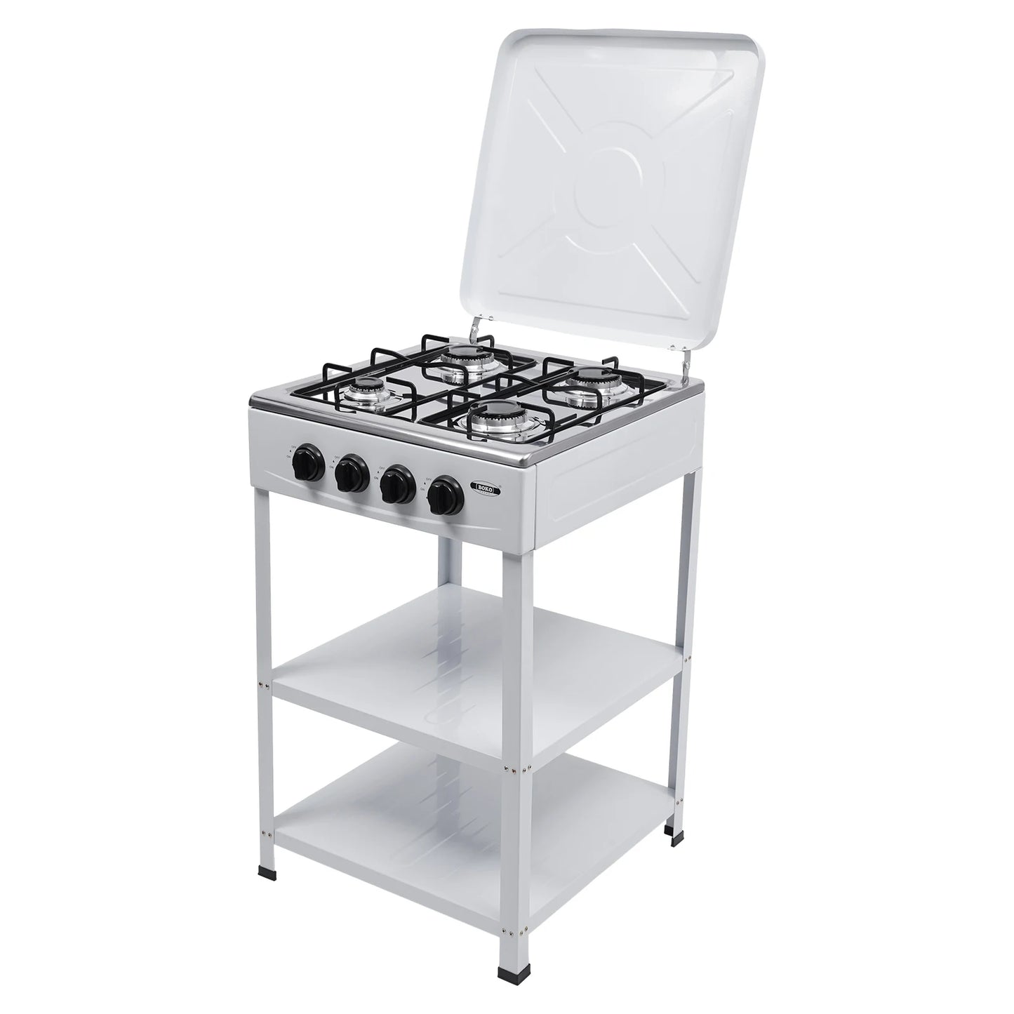 Estufa de Gas Natural de Control independiente, estufa de Gas propano extraÃble con cubierta para acampar al aire libre, RV, viajes, 4/5 quemadores