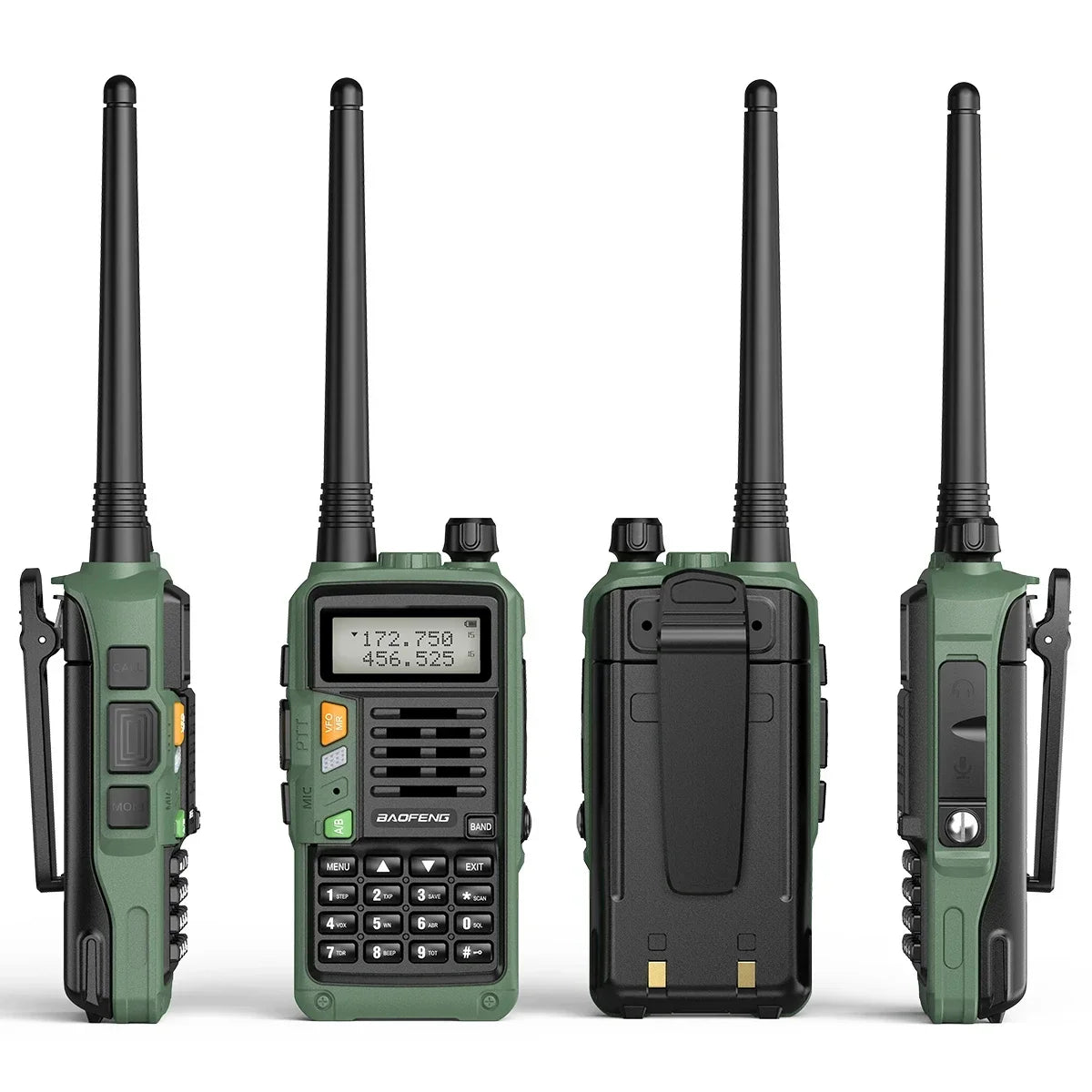 BAOFENG UV-S9 PLUS 10W Walkie Talkie banda Dual de largo alcance VHF UHF Radio de mano para UV-5R UV-K5 Ham Radio bidireccional para acampar