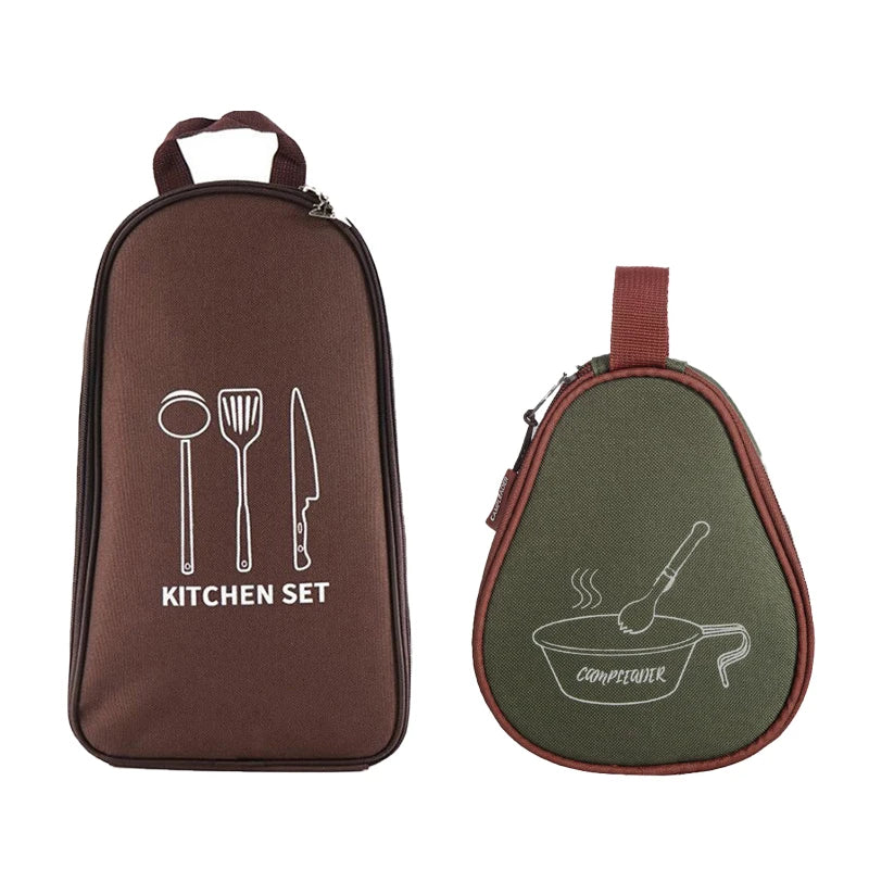 Bolsa de almacenamiento de Sierra Bowl Oxford, vajilla impermeable, tazas, Estuche de transporte, organizador para acampar al aire libre, viaje, barbacoa, bolsa de Picnic