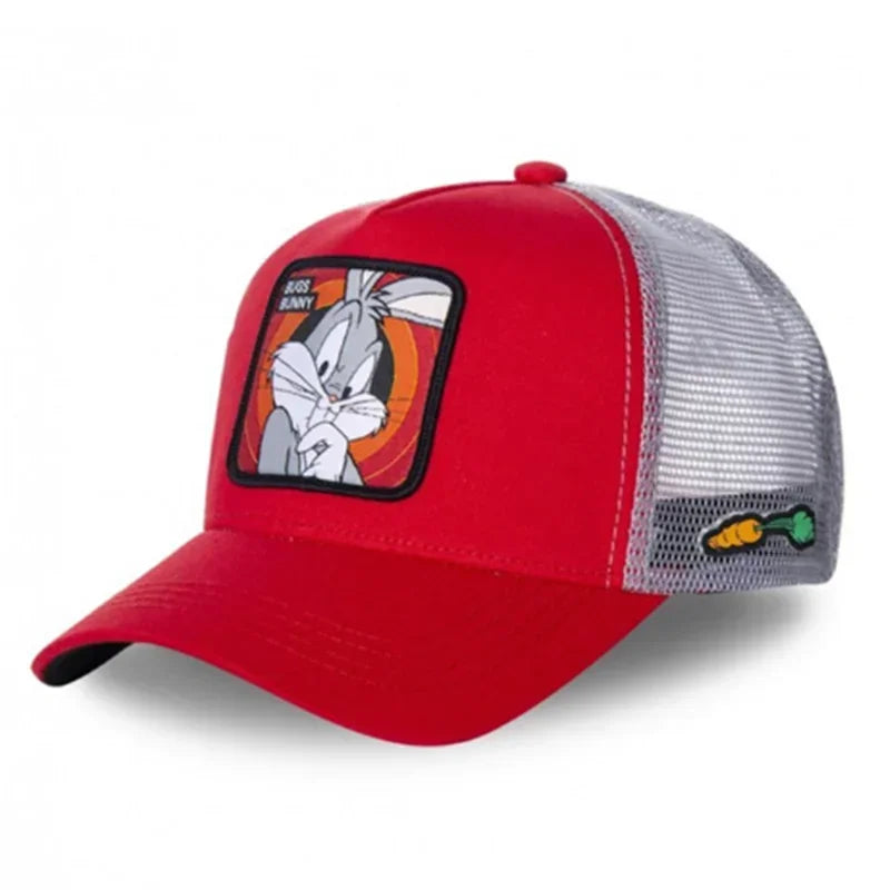 Gorra de béisbol de algodón con Cierre trasero de dibujos animados de Anime de marca de alta calidad para hombres y mujeres, gorro de malla de Hip Hop para papá, gorra de camionero, triangulación de envÃos