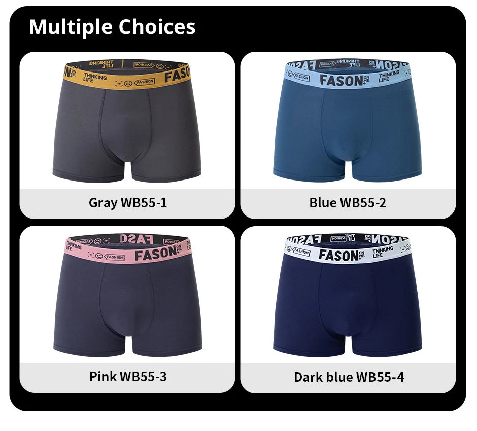 Paquete de 4/10 pantalones cortos para adolescentes y adultos, pantalones cortos sencillos de varios tamaños a la moda para padres e hijos, ropa interior cómoda para hombres, cintura elástica P