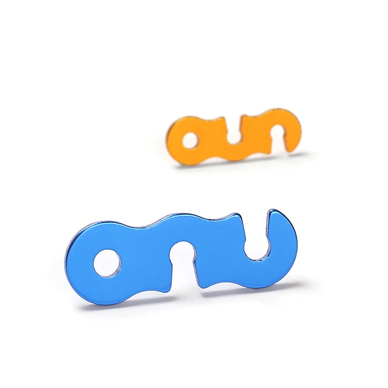 10 Uds. Hebillas de cuerda para tienda de campaña, aleación de aluminio, tapón de cuerda de viento para acampar al aire libre, toldo Wigwam, hebilla de seguridad ajustable