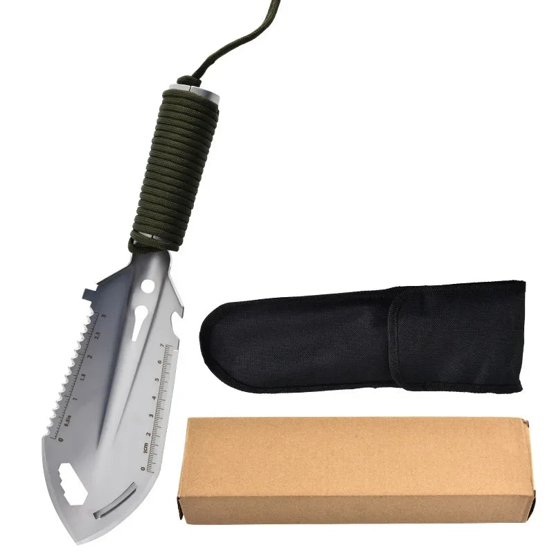Pala Pinic portátil para acampar, senderismo, viaje, pala multifuncional para pedidos, equipo de supervivencia al aire libre, pala para herramientas de jardín