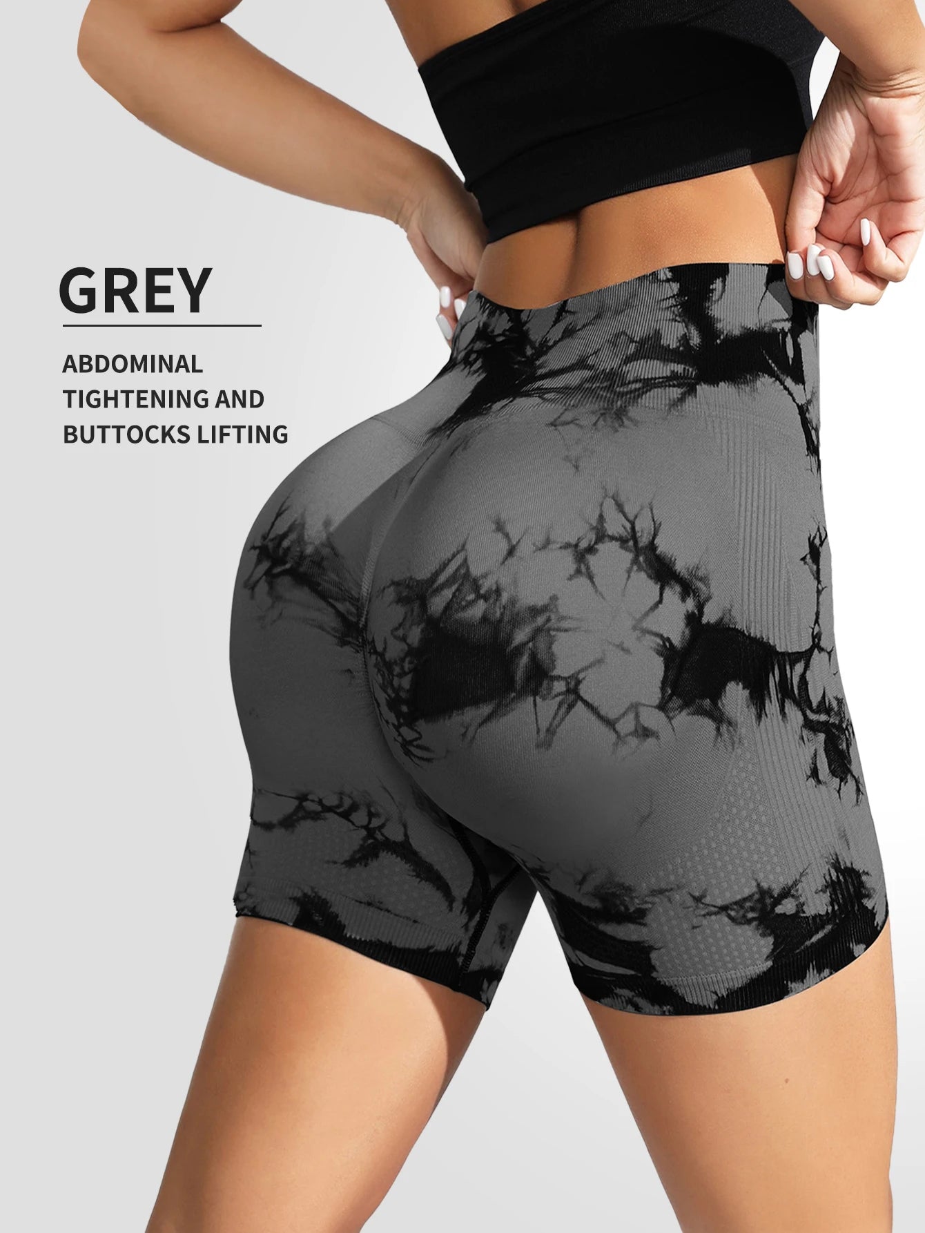 Leggings sin costuras Tie Dye para mujer, pantalones de Yoga de cintura alta, mallas elásticas de levantamiento de glúteos, mallas deportivas de cintura ancha