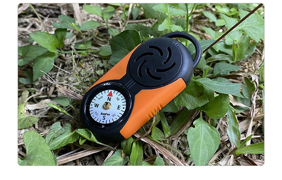 KANPAS Kit de brújula con termómetro/Kit de termohigrómetro de calidad/para exteriores, Camping, senderismo, senderismo, caza, ahorro en vivo, supervivencia