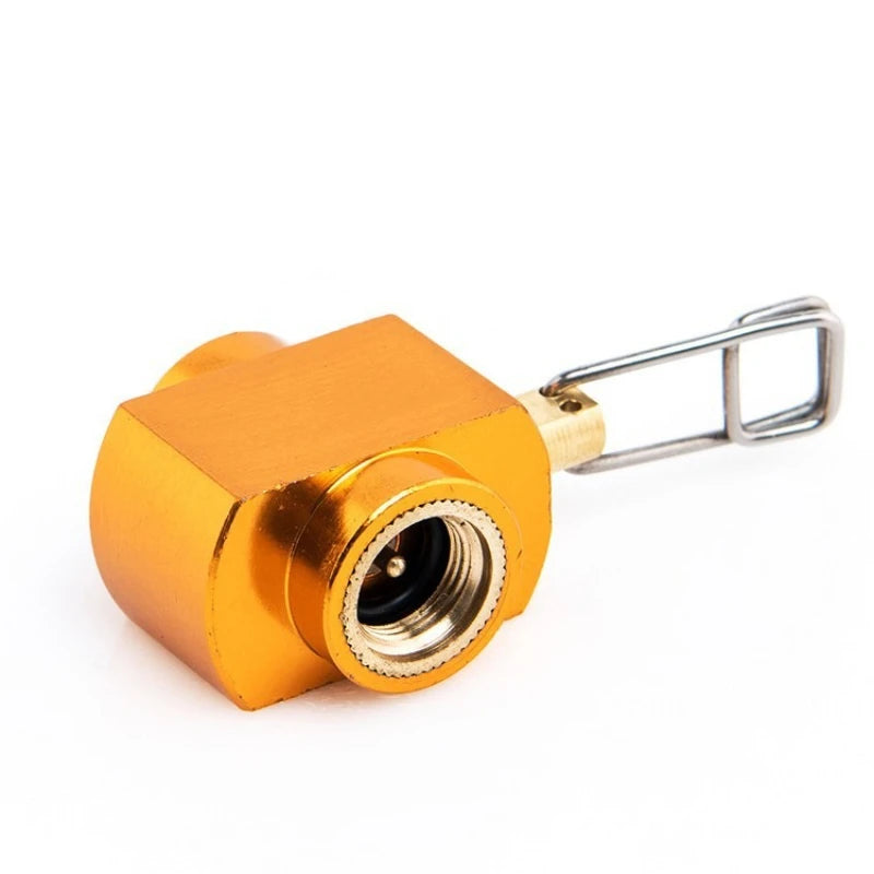 Adaptador de repuesto de propano para estufa de Camping, cilindro de butano para llenado de Gas, cabezal de conversión de guÃa de gas, equipo de acampada, 1 ud.