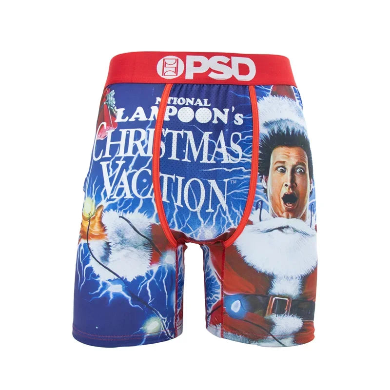 1 Uds. Ropa interior sexi para hombre, Boxershorts, calzoncillos estampados a la moda para hombre, bragas transpirables, ropa interior para hombre, Cuecas, Boxer para hombre, ropa interior
